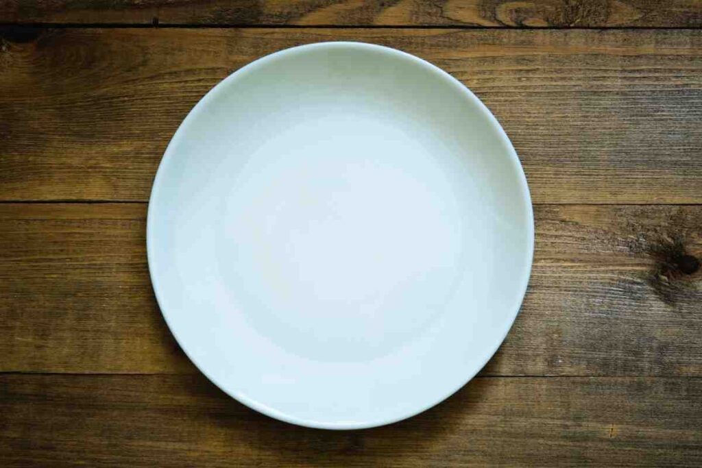 plato vacio