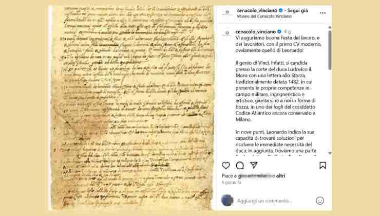 post cv leonardo