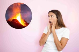 mujer volcan