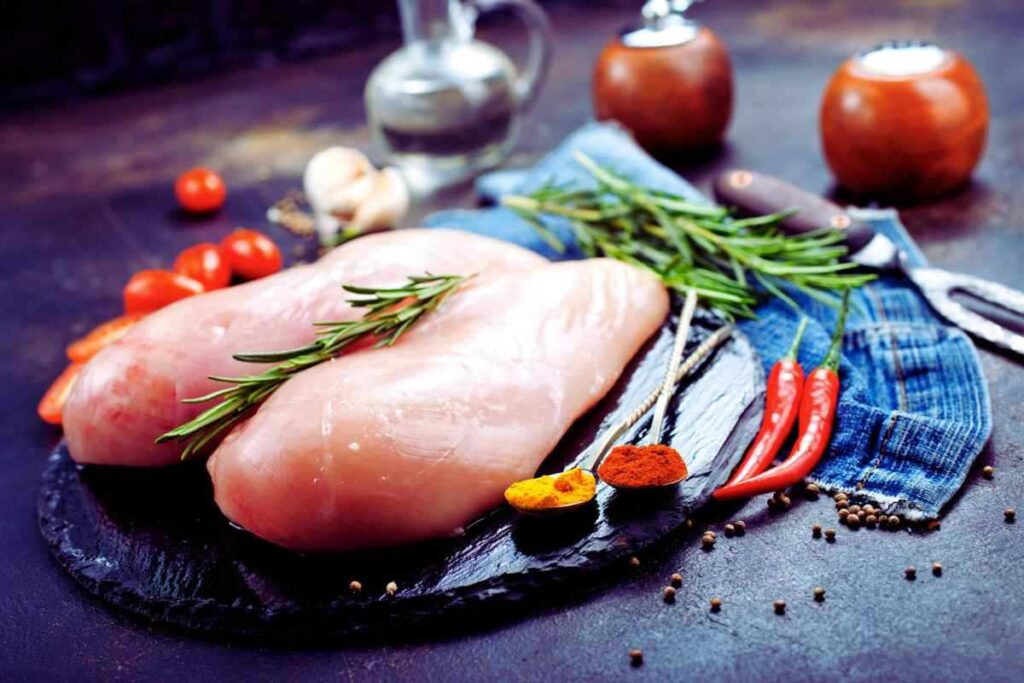 plato de pollo