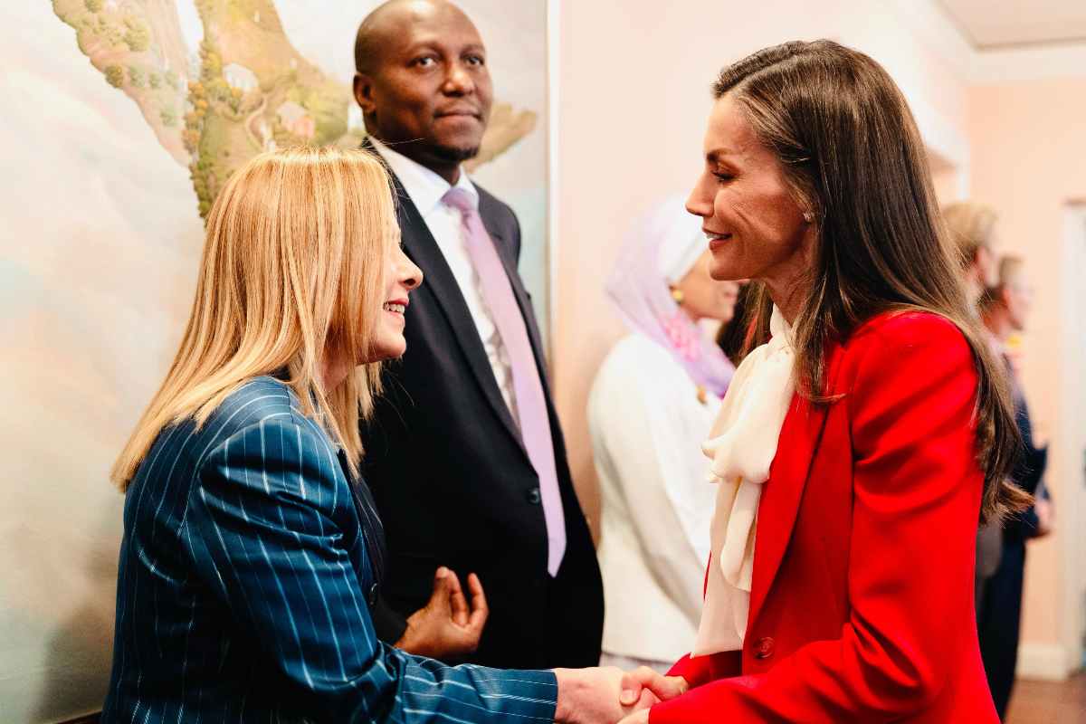 Letizia de España y giorgia meloni